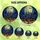 Halloween Enthusiasts' Gothic Jewel Tone Stained Glass Haunted Village Full Moon Mosaic Stained Glass Suncatcher - 6