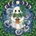 Whimsical Fantasy Art Fans' Vibrant Tiffany Stained Glass Ghost Monstera Emerald Terracotta Night Mosaic Stained Glass Suncatcher - 7
