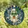 Whimsical Fantasy Art Fans' Vibrant Tiffany Stained Glass Ghost Monstera Emerald Terracotta Night Mosaic Stained Glass Suncatcher - 4