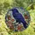 Nature Art Lovers' Majestic Indigo Violet Raven Rose Jewel Tone Stained Glass Mosaic Stained Glass Suncatcher - hQ_T3ZYjKM