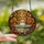 Autumn Art Lovers' Whimsical Tiffany Stained Glass Ghost Bathing Fall Forest Mosaic Orange Amber Hues Stained Glass Suncatcher - 2