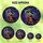 Whimsical Art Lovers' Stained Glass Duck Sorceress Red Spellbook Jewel Tone Celestial Night Stained Glass Suncatcher - 6