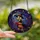 Whimsical Art Lovers' Stained Glass Duck Sorceress Red Spellbook Jewel Tone Celestial Night Stained Glass Suncatcher - 2