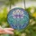 Art Lovers' Glowing Tiffany Stained Glass Lotus Feather Pale Pink Lavender Aqua Violet Stained Glass Suncatcher - 2