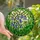 Women's Luminous Tiffany Style Bluebell Floral Periwinkle Indigo Green Mosaic Pattern Stained Glass Suncatcher - 1