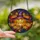 Halloween Enthusiasts' Jewel-Toned Stained Glass Jack-O'-Lantern, Witch Hat, Autumn Foliage Mosaic Stained Glass Suncatcher - 2