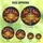 Halloween Enthusiasts' Jewel-Toned Stained Glass Jack-O'-Lantern, Witch Hat, Autumn Foliage Mosaic Stained Glass Suncatcher - 6
