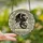 Fantasy Enthusiasts' Heraldic Dragon Tiffany Stained Glass Ivory Obsidian Mosaic Pattern Stained Glass Suncatcher - 2