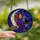 Celestial Dreamers' Tiffany Style Jewel Tone Stained Glass Witch Red Hair Crescent Moon Cat Bat Starry Sky Stained Glass Suncatcher - 6yxxNcMa4W