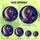 Celestial Dreamers' Tiffany Style Jewel Tone Stained Glass Witch Red Hair Crescent Moon Cat Bat Starry Sky Stained Glass Suncatcher - XpHSLY73PP