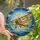 Aviation Art Lovers' Tiffany Stained Glass Biplane Jewel-Toned Sky Mosaic Stained Glass Suncatcher - 1