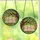 Whimsical Art Lovers' Tiffany Stained Glass Smiling Baby Pigs Forest Mosaic Jewel Tones Emerald Golden Pink Stained Glass Suncatcher - 3