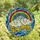 Whimsical Style Lovers' Tiffany-Inspired Stained Glass Rainbow Clouds 'SCHOOL Is Cool' Glitter Mosaic Stained Glass Suncatcher - 4