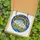 Whimsical Style Lovers' Tiffany-Inspired Stained Glass Rainbow Clouds 'SCHOOL Is Cool' Glitter Mosaic Stained Glass Suncatcher - 5