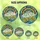 Whimsical Style Lovers' Tiffany-Inspired Stained Glass Rainbow Clouds 'SCHOOL Is Cool' Glitter Mosaic Stained Glass Suncatcher - 6