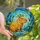 Nature Lovers' Vibrant Stained Glass Capybara Aquatic Lily Pad Mosaic Jewel Tones Stained Glass Suncatcher - kfzwY7xyXc