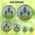 Nature Lovers' Tiffany Bluebonnet Sapphire Blue Emerald Green Floral Mosaic Stained Glass Suncatcher - HWSmI8Ngo-