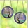Celestial Dreamers' Tiffany Style Pink Cherry Blossom Moon Teal Purple Cosmic Stained Glass Mosaic Stained Glass Suncatcher - 3