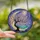 Celestial Dreamers' Tiffany Style Pink Cherry Blossom Moon Teal Purple Cosmic Stained Glass Mosaic Stained Glass Suncatcher - 2