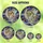 Celestial Dreamers' Tiffany Stained Glass Fairy Moon Cosmic Jewel Tone Pattern Stained Glass Suncatcher - 6