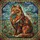Cat Lovers' Majestic Stained Glass Cat Mosaic, Vibrant Tiffany Jewel Tones, Intricate Patterns Orange Teal Emerald Stained Glass Suncatcher - 7