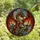 Fantasy Art Lovers' Majestic Dragon Stained Glass Edge-to-Edge Mosaic in Fiery Jewel Tones Stained Glass Suncatcher - 7CWQLE9igo
