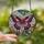 Art Enthusiasts' Tiffany Style Stained Glass Butterfly Mosaic Vibrant Purple Blue Orange Red Green Jewel Tones Stained Glass Suncatcher - 2