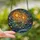 Space Lovers' Tiffany Stained Glass Dual Suns Solar System Nebulae Amber Blue Teal Stained Glass Suncatcher - 2