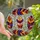 Art Lovers' Vibrant Tiffany Stained Glass Feather Mosaic Ethereal Jewel Tone Filigree Pattern Stained Glass Suncatcher - 1