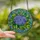 Nature & Art Lovers' Tiffany Stained Glass Hydrangea Bloom Jewel Tone Organic Mosaic Stained Glass Suncatcher - 2