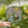 Nature Lovers' Edge-to-Edge Tiffany Stained Glass Floral Mosaic Art Pink Yellow Blue Green Red Stained Glass Suncatcher - 2