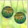 Art Lovers' Glowing Emerald Chartreuse Yellow Tiffany Stained Glass Branch & Leaf Mosaic Stained Glass Suncatcher - 64X8N2_bM8