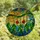 Art Lovers' Glowing Emerald Chartreuse Yellow Tiffany Stained Glass Branch & Leaf Mosaic Stained Glass Suncatcher - 90B6C_kasW