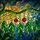 Art Lovers' Glowing Emerald Chartreuse Yellow Tiffany Stained Glass Branch & Leaf Mosaic Stained Glass Suncatcher - 7