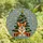 Corgi Lovers' Happy Pembroke Corgi Christmas Tree Stained Glass Mosaic Emerald Ruby Golden Amber Stained Glass Suncatcher - Zl9T2sGEzF