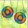 Art Lovers' Radiant Stained Glass Rainbow Spiral Mosaic Pattern Jewel Tones Stained Glass Suncatcher - 3