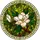 Women's Tiffany Stained Glass Magnolia Bloom Intricate Mosaic Art Creamy White Golden Green Stained Glass Suncatcher - 7