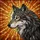 Wildlife Enthusiasts' Stained Glass Wolf Profile Radiant Sun Mosaic Grey Orange Yellow Stained Glass Suncatcher - 7