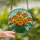 Nature Enthusiasts' Tiffany Stained Glass Marigold Style Floral Mosaic Jewel Tones Stained Glass Suncatcher - 0ZNkIhUl4Y