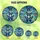 Nature Lovers' Tiffany Style Stained Glass Royal Blue Sky Grey Butterfly Vine Mosaic Stained Glass Suncatcher - Qoh5yeh8u3