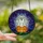 Halloween Art Lovers' Glowing Jewel-Toned Stained Glass Friendly Ghost & Jack-o'-Lantern Mosaic Stained Glass Suncatcher - 2