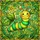 Nature Lovers' Edge-to-Edge Tiffany Stained Glass Cheerful Caterpillar Vibrant Golden Yellow & Green Botanical Mosaic Stained Glass Suncatcher - 7