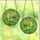 Nature Lovers' Edge-to-Edge Tiffany Stained Glass Cheerful Caterpillar Vibrant Golden Yellow & Green Botanical Mosaic Stained Glass Suncatcher - 3