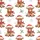 Kids Custom Name Christmas Pajamas: Whimsical Santa Highland Cow Plaid Lights Sleep Set Satin Pajamas Set - 4