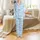 Personalized Unicorn Dreamwear: Whimsical Magical Unicorn Wonderland Pattern - Fantasy Sleepwear Set Satin Pajamas Set - 2