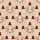 Sighthound Lovers' Whimsical Flat Illustration Cream Dog Heads & Maroon Dinosaur Spikes Pattern Satin Pajamas Set - 4