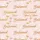 Bridesmaids' Light Blush Pink Metallic Gold Calligraphy 'Bridesmaid' 'Maid of Honor' Golden Crown Rose T Monogram Pattern Satin Pajamas Set Satin Pajamas Set - 4