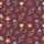 Playful Imagination: Whimsical Chalk Rockets Suns Flowers Maroon Design Satin Pajamas Set - 4