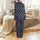 Family Matching Nutcracker Squad Navy Cotton Blend Christmas Pajamas Satin Pajamas Set - _1MPR8YCLP