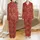 Cozy Christmas Loungewear: Faux Yarn Gingerbread Man Knit Design Satin Pajamas Set - 1